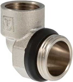 Угольник Valtec коллекторный 3/4"х 1/2"х 90°, для монтажа воздухоотводчика, самоуплотняющийся - фото 32490