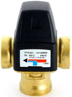 Термосмеситель ESBE VTA 321 3/4" Вр, Kvs 1.6 м3/час - фото 32986