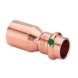 Муфта редукционная однораструбная пресс для медных труб Viega 15 x 12 - фото 44868