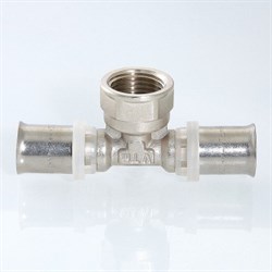 Тройник ВР пресс для мeталлопластиковых труб Valtec 32 x 3/4" - фото 51140