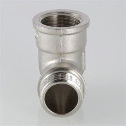 Угол латунный никелированный ВН Valtec 3/4" - фото 56024
