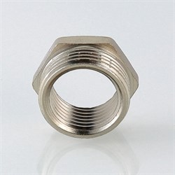 Футорка переходная латунная никелированная НВ Valtec 1 1/4" x 1/2" - фото 56459