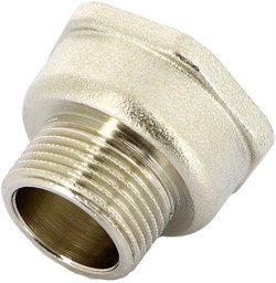 Переходник НВ никелированный Uni-Fitt 3/8" х 1/2" - фото 60249