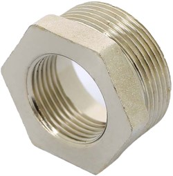 Футорка НВ никелированная Uni-Fitt 1/2" x 1/4" - фото 60332