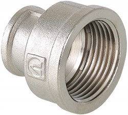 Муфта переходная латунная никелированная ВВ Valtec 1 1/4" x 1" - фото 65136