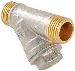 Фильтр косой Valtec 1/2" Нр, 500 мкм - фото 72290