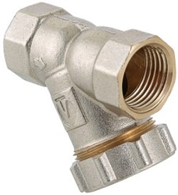 Фильтр косой Valtec 3/4" Вр, с заглушкой, 500 мкм - фото 72345