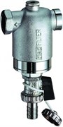 Фильтр для воды FAR хромированный 100мкм с манометром 1" ВР-ВР (FA 3948 1100)