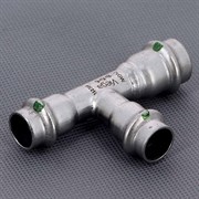 Тройник редукционный пресс для труб из нержавеющей стали Viega 18 x 15 x 15