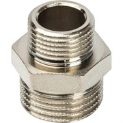 Ниппель переходной НН никелированный Stout 1/2&quot; x 3/8&quot;