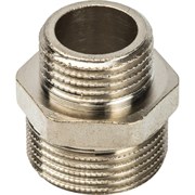 Ниппель переходной НН никелированный Stout 3/4" x 1/2"