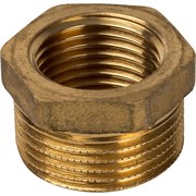 Футорка НВ латунная Stout 3/8" x 1/4"