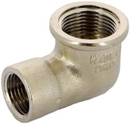 Угол ВВ никелированный Uni-Fitt 3/4" x 1/2"