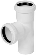 Тройник Rehau Raupiano Plus канализационный 75x75x87°