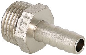 Штуцер латунный никелированный НР Valtec 1/2" x 12