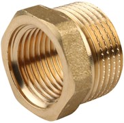Футорка НР латунная Tiemme 2 1/2" х 1"