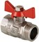 Кран шаровый Valtec Compact НВ (бабочка) 3/4" - фото 29775