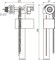 Заливной клапан для бачка унитаза Ани Пласт, боковое подключение (эконом) 1/2" (WC5050) - фото 36892