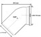 Труба фановая под углом 45°, длина 26см, McALPINE ф110 (WCE-CON16) - фото 37338