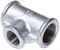 Тройник ЕЕ переходной ВР 1 1/2" х 1 1/4" х 1 1/4", оцинкованный - фото 58921