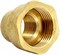 Муфта переходная ВВ латунная Uni-Fitt 3/4" x 1/2" - фото 60228