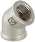 Угол латунный никелированный 45° ВВ Valtec 1/2" - фото 65057