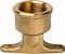 Угольник настенный с креплением Stout 25 x Rp 3/4" - фото 65409